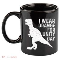 Unity Day Orange Kids Unity Day Dinosaur 11oz C Handle Ceramic Mug