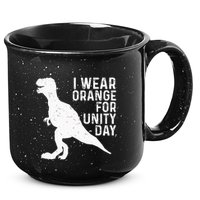 Unity Day Orange Kids Unity Day Dinosaur 15oz Campfire Ceramic Mug