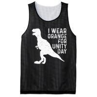 Unity Day Orange Kids Unity Day Dinosaur Mesh Reversible Basketball Jersey Tank