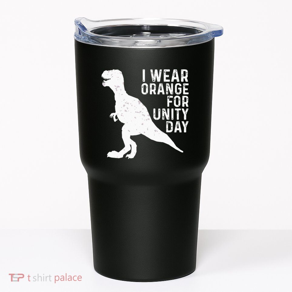 Unity Day Orange Kids Unity Day Dinosaur Tumbler