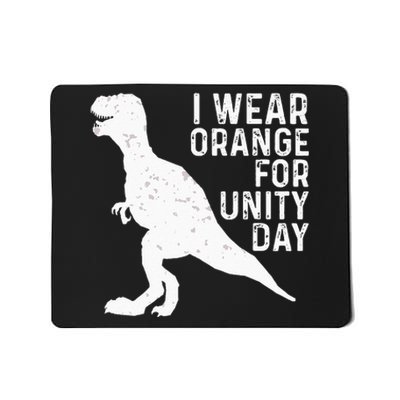 Unity Day Orange Kids Unity Day Dinosaur Mousepad