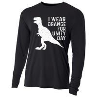 Unity Day Orange Kids Unity Day Dinosaur Cooling Performance Long Sleeve Crew