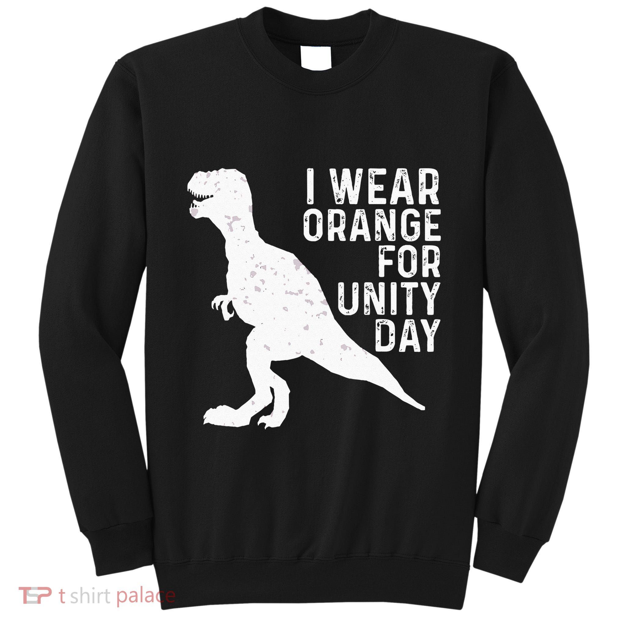 Unity Day Orange Kids Unity Day Dinosaur Tall Sweatshirt