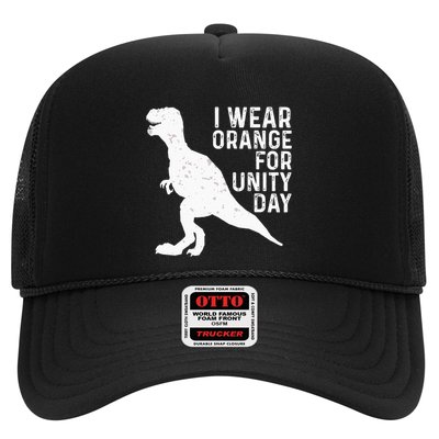 Unity Day Orange Kids Unity Day Dinosaur Trucker Hat