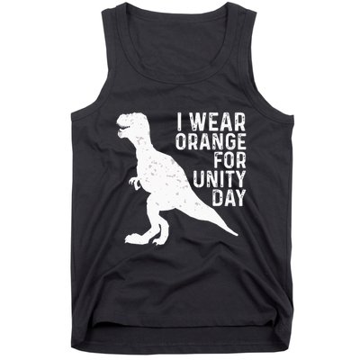 Unity Day Orange Kids Unity Day Dinosaur Tank Top