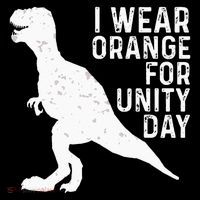 Unity Day Orange Kids Unity Day Dinosaur Tank Top