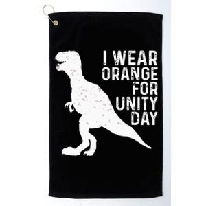 Unity Day Orange Kids Unity Day Dinosaur Platinum Collection Golf Towel