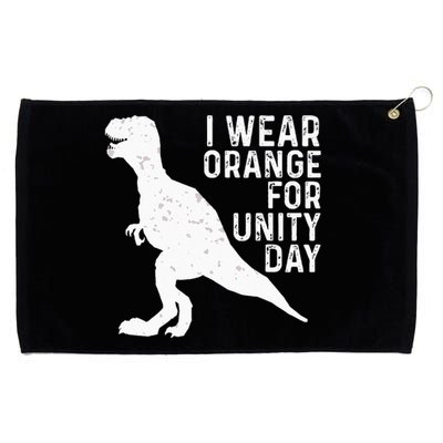 Unity Day Orange Kids Unity Day Dinosaur Grommeted Golf Towel