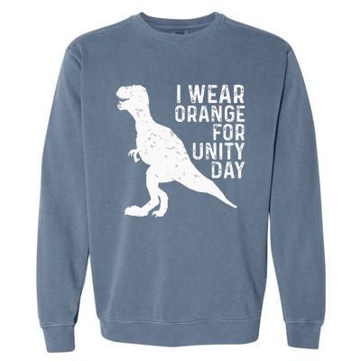 Unity Day Orange Kids Unity Day Dinosaur Garment-Dyed Sweatshirt