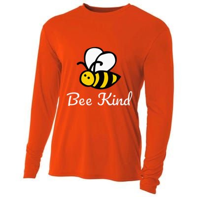 Unity Day Orange Bee Kind Anti Bullying Gift Cooling Performance Long Sleeve Crew