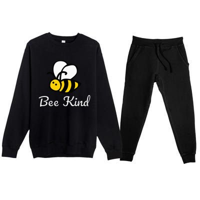 Unity Day Orange Bee Kind Anti Bullying Gift Premium Crewneck Sweatsuit Set