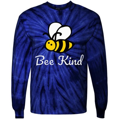 Unity Day Orange Bee Kind Anti Bullying Gift Tie-Dye Long Sleeve Shirt