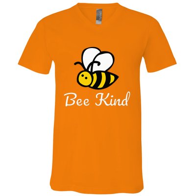 Unity Day Orange Bee Kind Anti Bullying Gift V-Neck T-Shirt