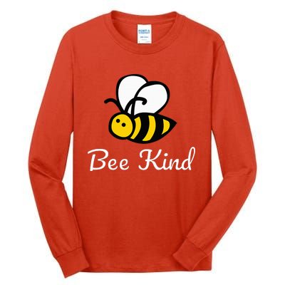 Unity Day Orange Bee Kind Anti Bullying Gift Tall Long Sleeve T-Shirt