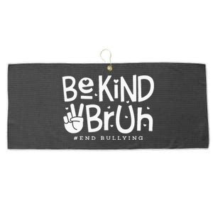 Unity Day Orange Anti Bullying Be Kind Bruh Kindness Large Microfiber Waffle Golf Towel