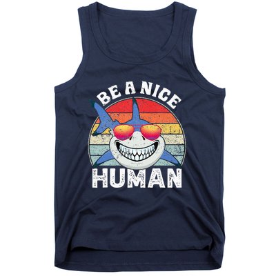 Unity Day Orange Shark Be A Nice Human Anti Bullying Tank Top