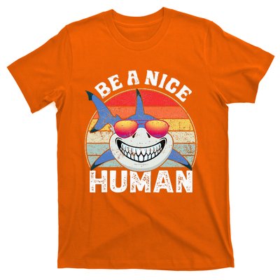 Unity Day Orange Shark Be A Nice Human Anti Bullying T-Shirt