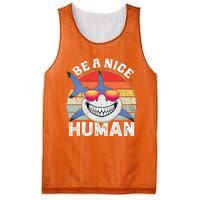 Unity Day Orange Shark Be A Nice Human Anti Bullying Mesh Reversible Basketball Jersey Tank