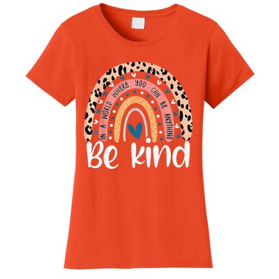 Unity Day Orange Anti Bullying Leopard Women's T-Shirt