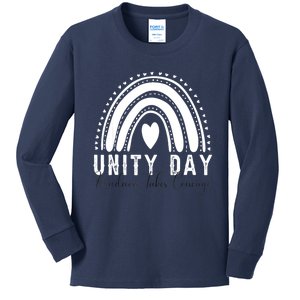 Unity Day Orange Unity Day Orange Anti Bullying Kids Long Sleeve Shirt