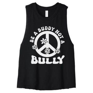 Unity Day Orange Anti Bullying Kindness Teacher  Women's Racerback Cropped Tank