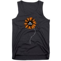 Unity Day Orange Be Kind Anti Bullying Kindness Sunflower Tank Top