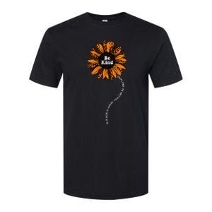 Unity Day Orange Be Kind Anti Bullying Kindness Sunflower Softstyle CVC T-Shirt