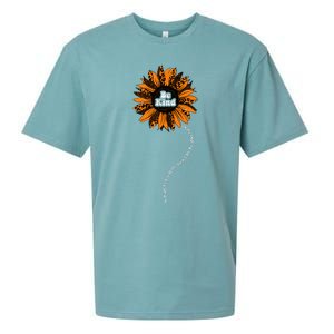 Unity Day Orange Be Kind Anti Bullying Kindness Sunflower Sueded Cloud Jersey T-Shirt