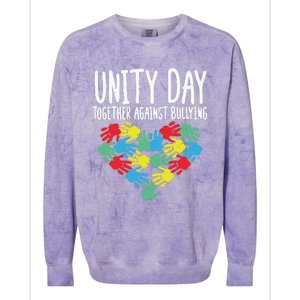 Unity Day Orange Colorblast Crewneck Sweatshirt