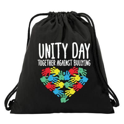 Unity Day Orange Drawstring Bag