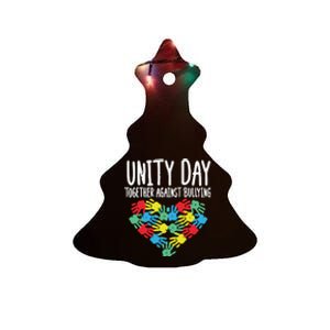 Unity Day Orange Ceramic Tree Ornament