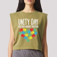 Unity Day Orange Garment-Dyed Women's Muscle Tee