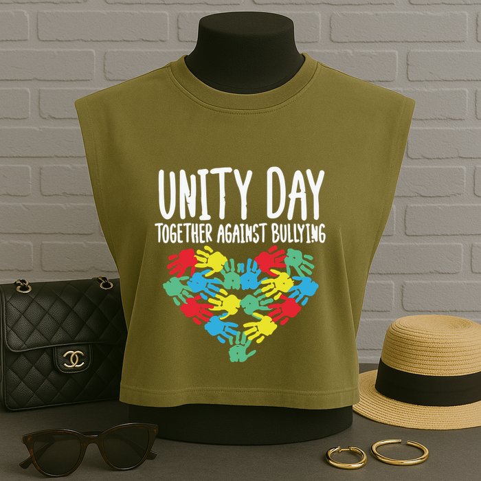 Unity Day Orange Garment-Dyed Women's Muscle Tee