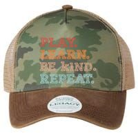 Unity Day Orange Play Learn Be Kind Repeat Legacy Tie Dye Trucker Hat