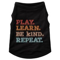 Unity Day Orange Play Learn Be Kind Repeat Doggie Tank