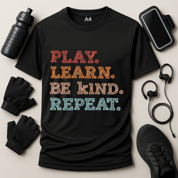 Unity Day Orange Play Learn Be Kind Repeat Performance Shirt