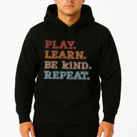Unity Day Orange Play Learn Be Kind Repeat Hoodie