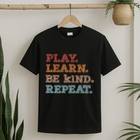 Unity Day Orange Play Learn Be Kind Repeat T-Shirt