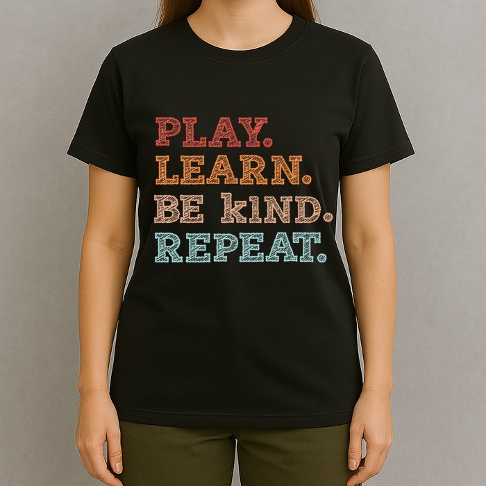 Unity Day Orange Play Learn Be Kind Repeat T-Shirt
