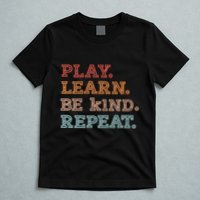 Unity Day Orange Play Learn Be Kind Repeat T-Shirt
