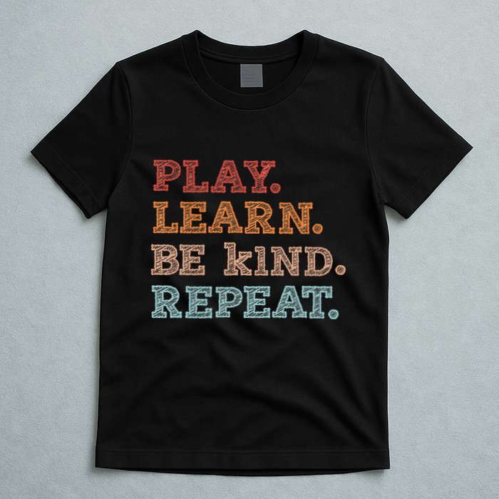 Unity Day Orange Play Learn Be Kind Repeat T-Shirt