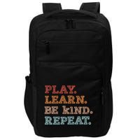 Unity Day Orange Play Learn Be Kind Repeat Impact Tech Backpack