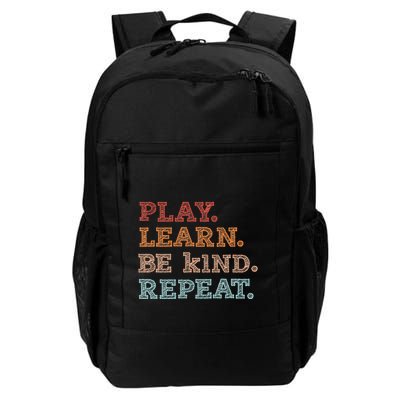 Unity Day Orange Play Learn Be Kind Repeat Backpack