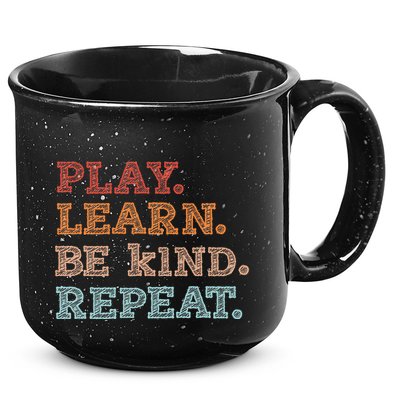 Unity Day Orange Play Learn Be Kind Repeat 15oz Campfire Ceramic Mug