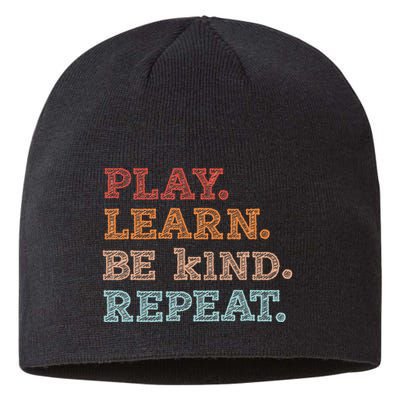 Unity Day Orange Play Learn Be Kind Repeat Sustainable Beanie
