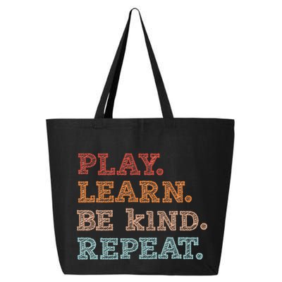 Unity Day Orange Play Learn Be Kind Repeat 25L Jumbo Tote