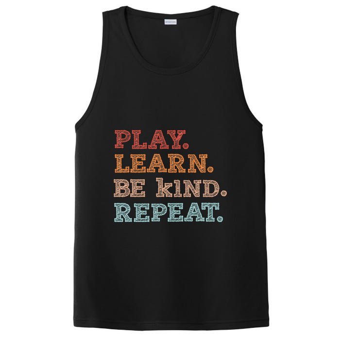 Unity Day Orange Play Learn Be Kind Repeat PosiCharge Competitor Tank