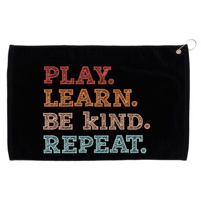 Unity Day Orange Play Learn Be Kind Repeat Grommeted Golf Towel
