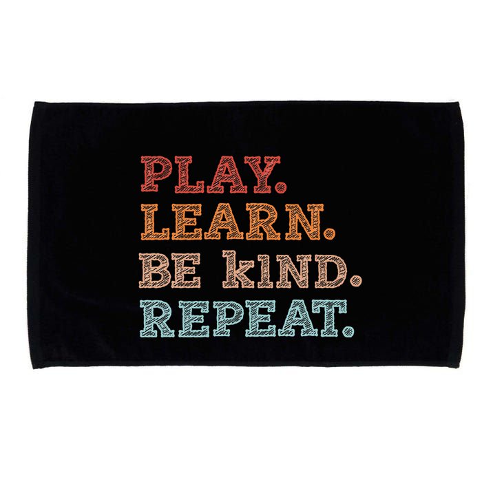 Unity Day Orange Play Learn Be Kind Repeat Microfiber Hand Towel