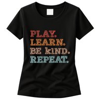 Unity Day Orange Play Learn Be Kind Repeat Womens T-Shirt
